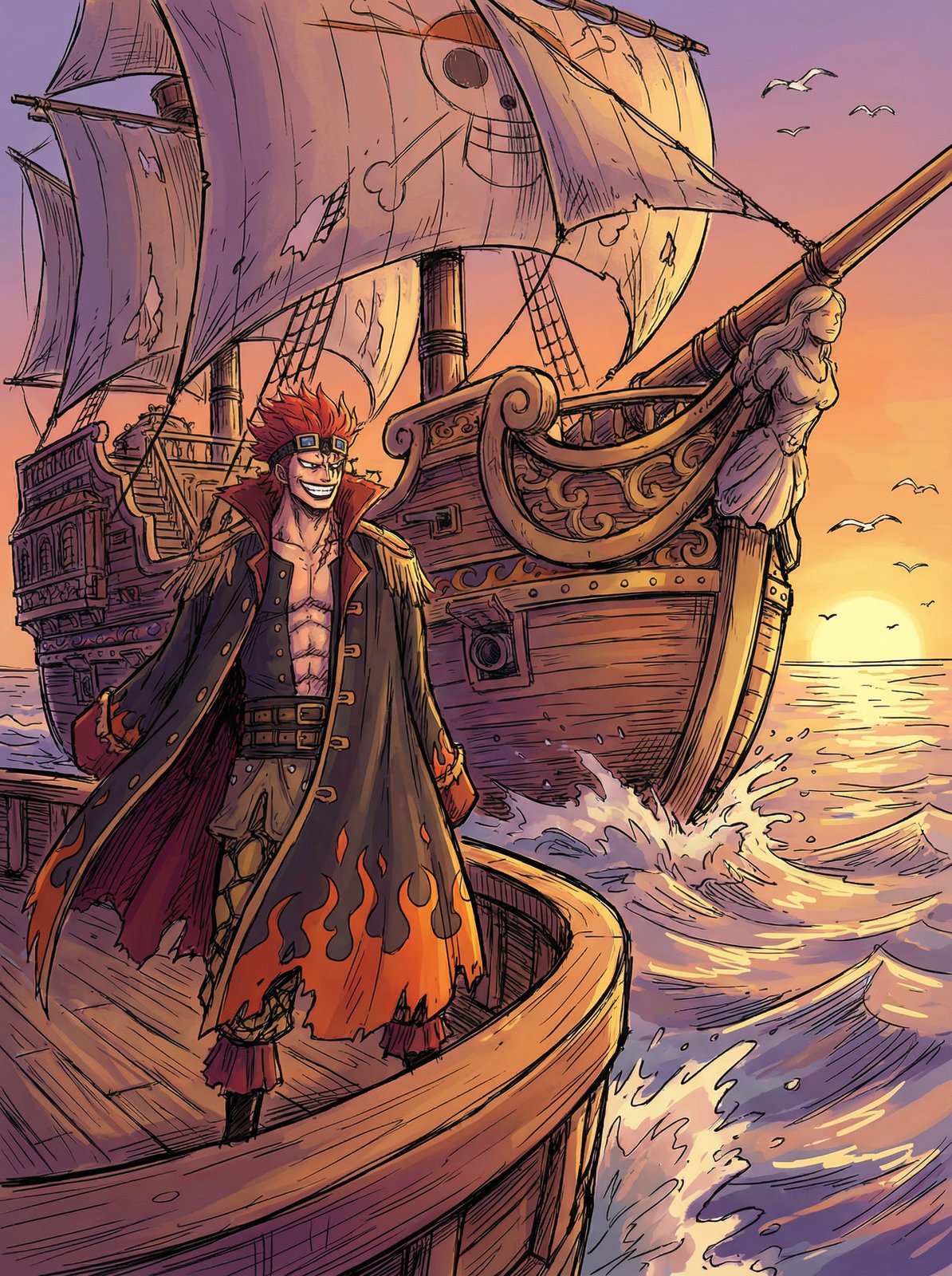 麻豆传媒动漫-烈焰船长